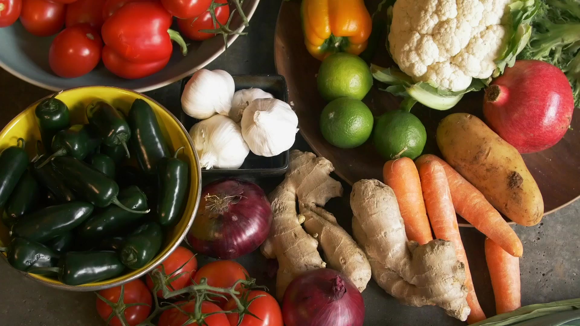 Vegetales frescos